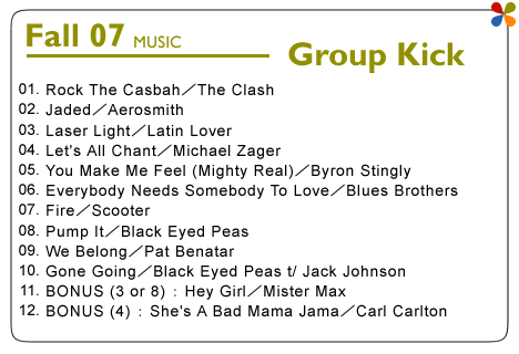 GroupKick Fall07 MUSIC